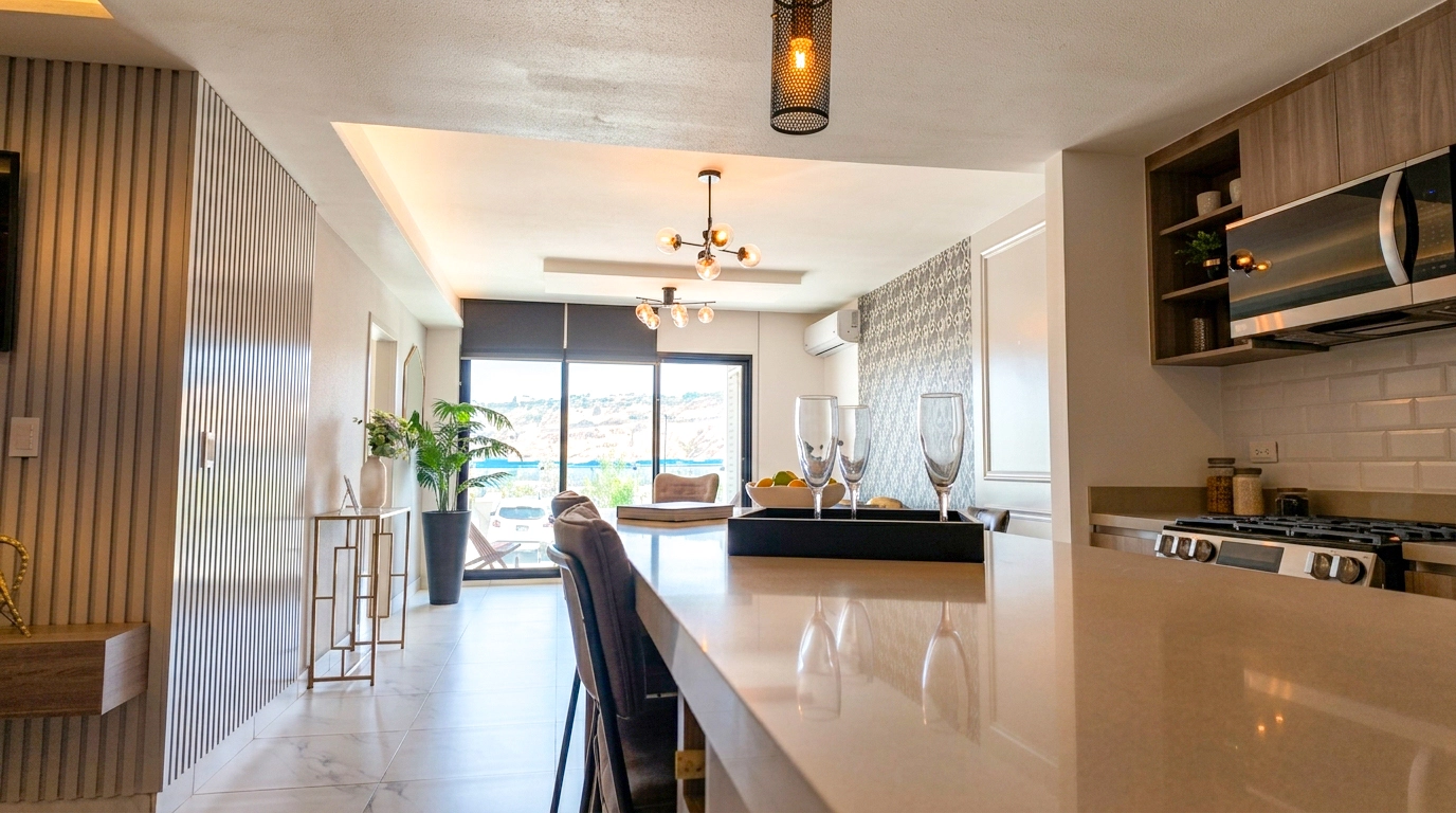 Kitchen in an Entrenubes residence