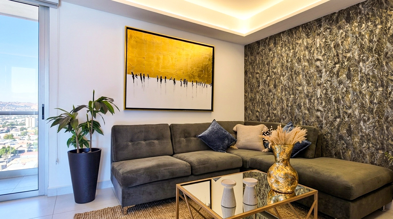 Living room in an Entrenubes residence