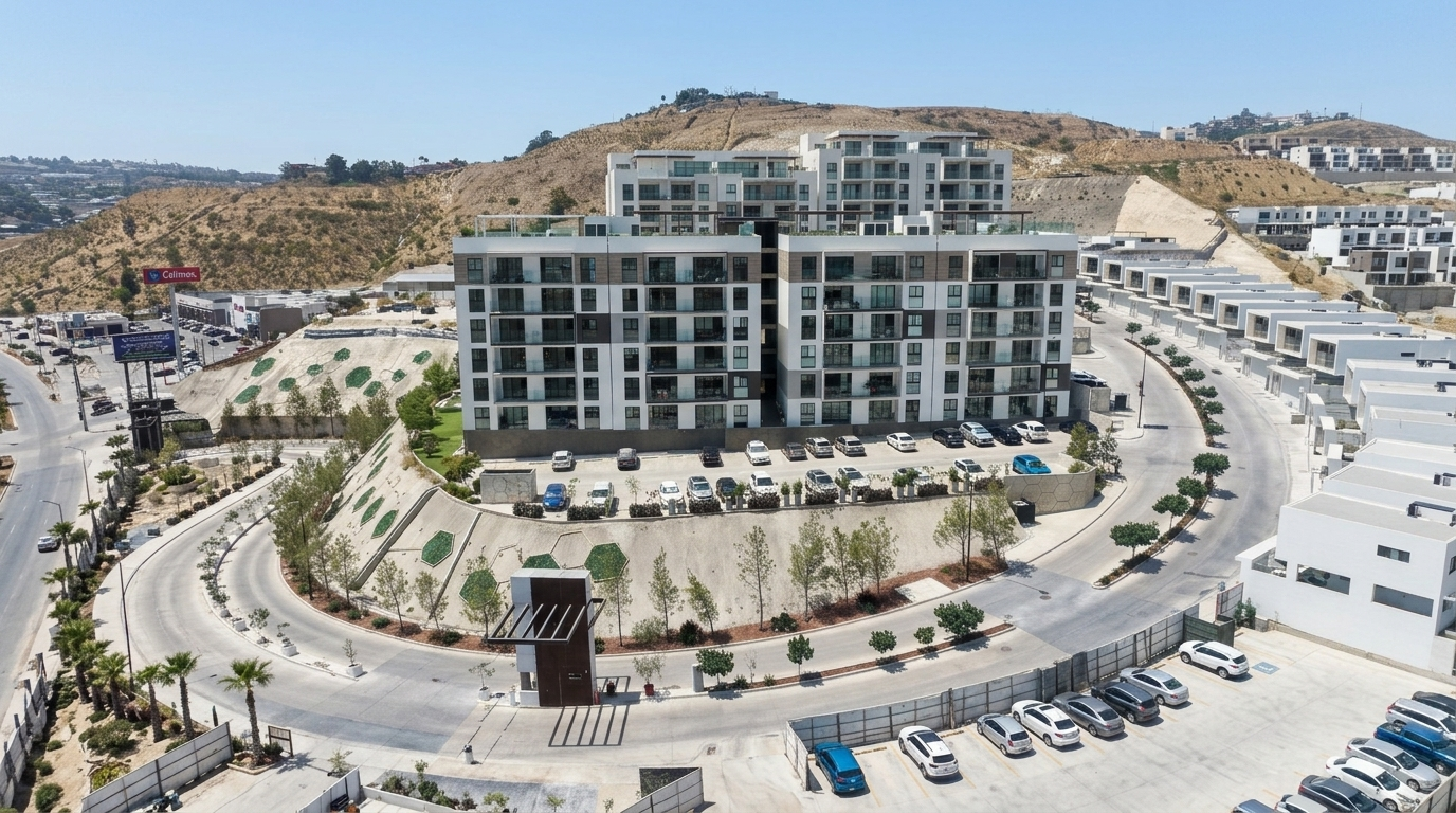 Entrenubes residential tower, Tijuana